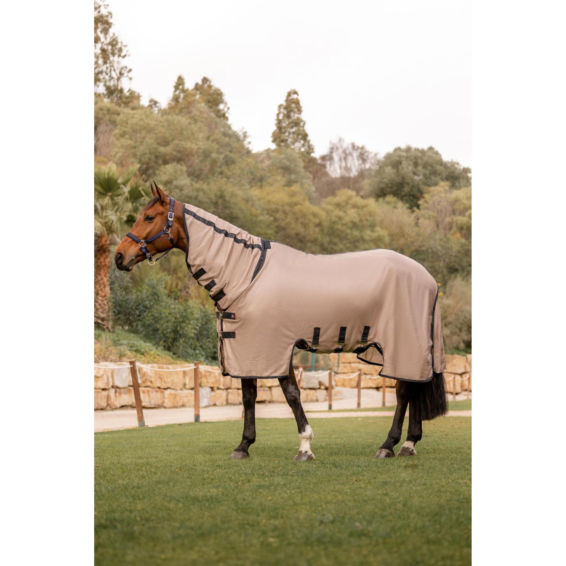 Manta antimoscas para caballos con cuello desmontable y protección UV B Vertigo Delux 0g