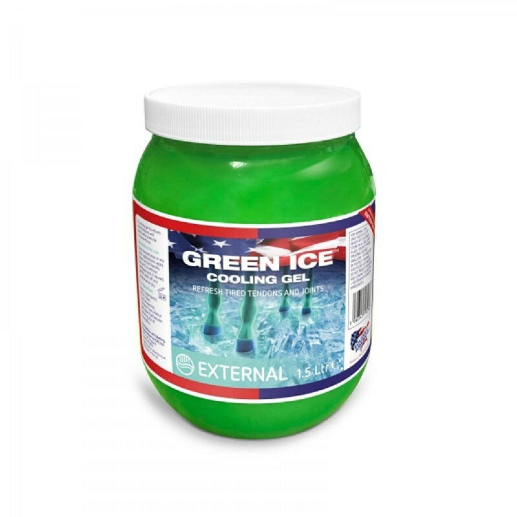 Gel refrescante para caballos Equine America green ice 1,5 l