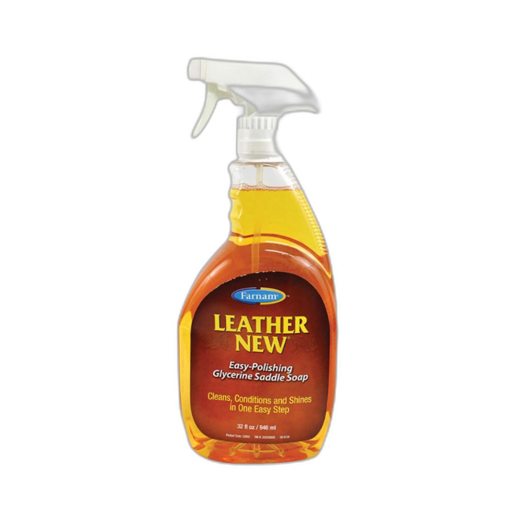 Jabón de cuero con glicerina para equitación Farnam Leather New 946 ml