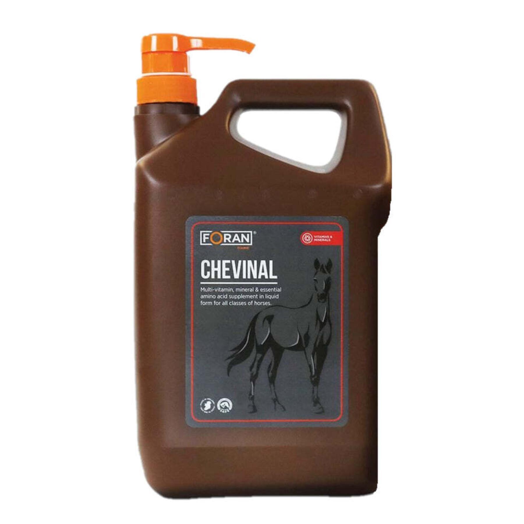 Vitaminas y minerales para caballos Foran Chevinal Plus 5 L