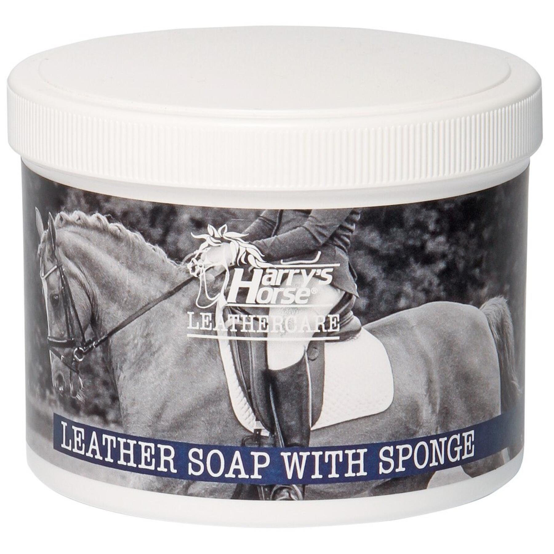 Jabón y esponja para cuero de equitación Harry's Horse