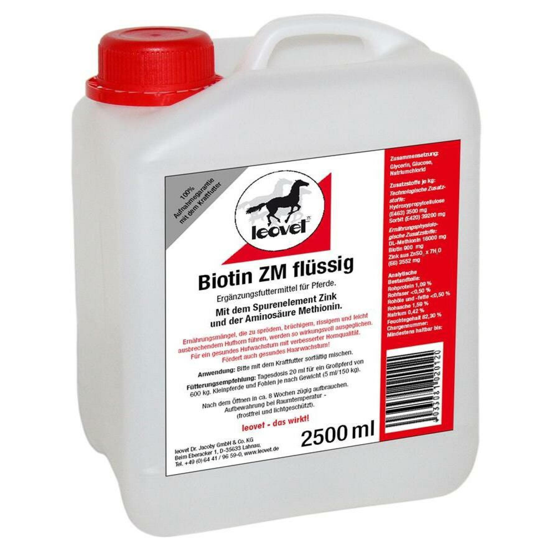 Biotina para caballos líquida Leovet ZM 2500 ml