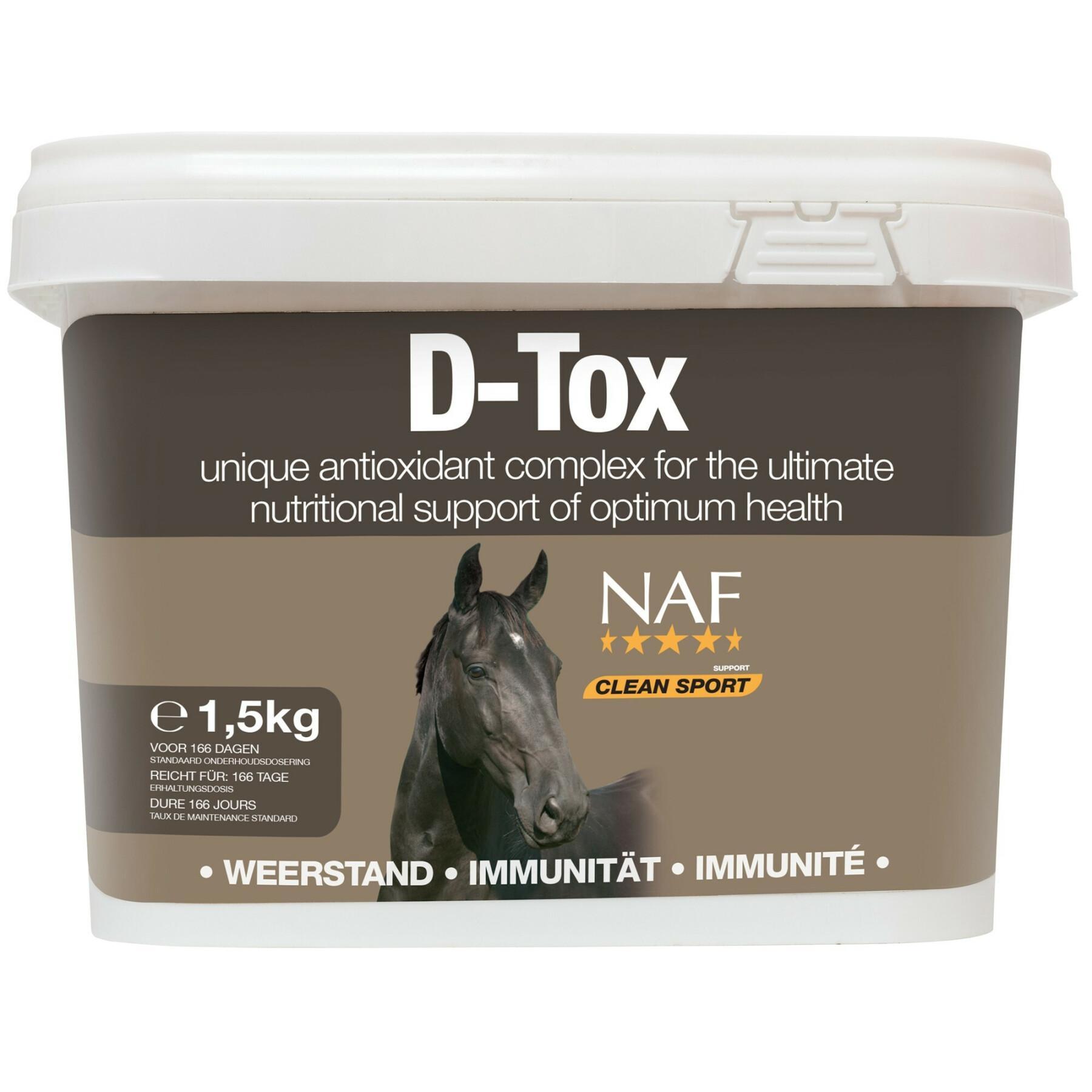 Suplemento de desintoxicación para caballos NAF D-Tox