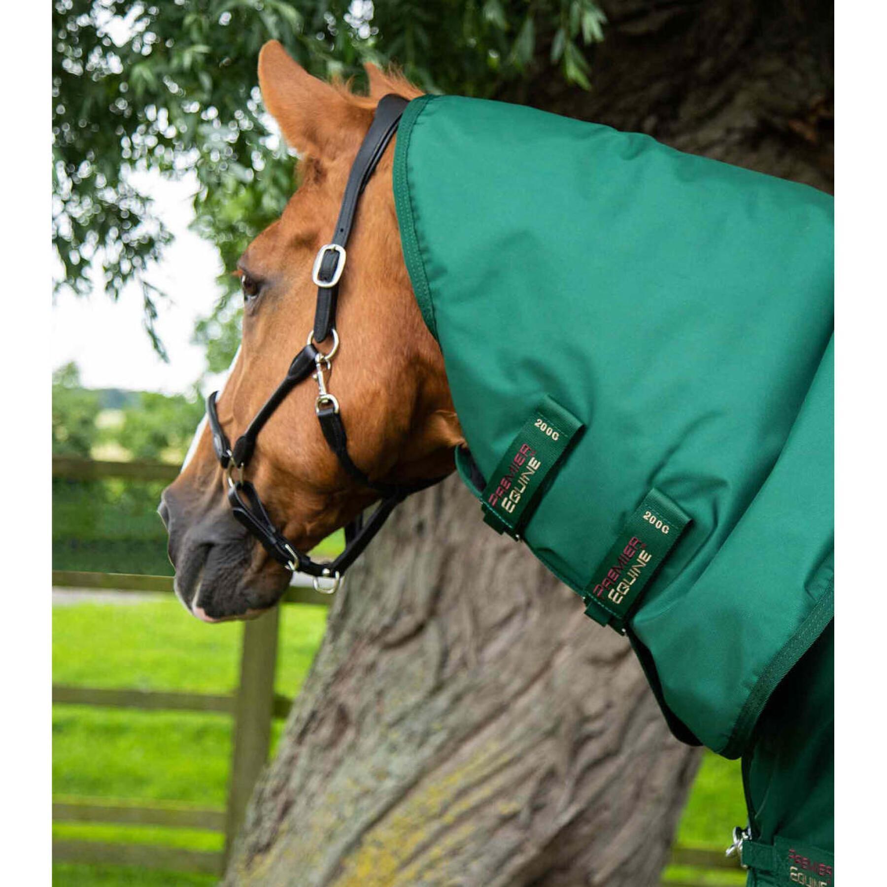 Manta impermeable para caballos con cubrecuello Premier Equine Buster Storm Classic 220 g