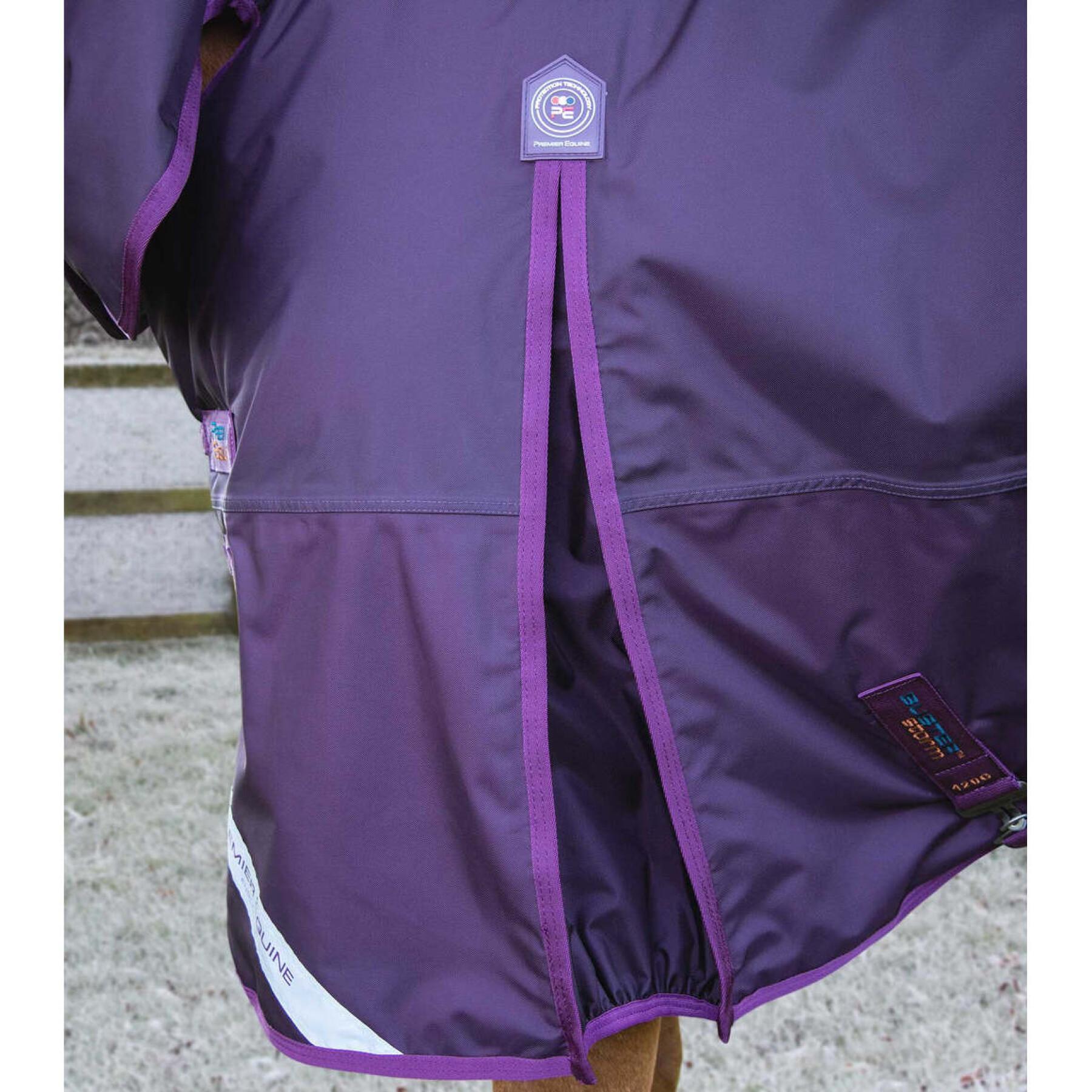Manta impermeable para caballos con cubrecuello Premier Equine Buster Storm Classic 420 g