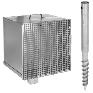 Caja eléctrica antirrobo de acero galvanizado para subestación de 12 V Ako