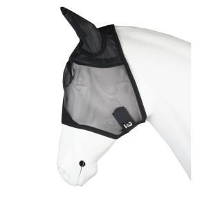 Máscara anti moscas con orejas para caballos con protección uv Horka