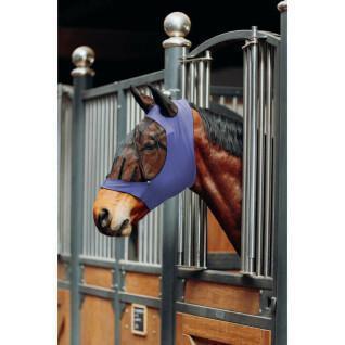 Máscara antiinsectos flexible y elástica para caballos Horze