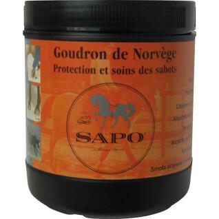 Cuidado de los cascos de los caballos Alquitrán de Noruega Oleum Sapo 700 ml