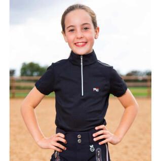 Camiseta técnica de equitación para chicas Premier Equine Mini Remisa