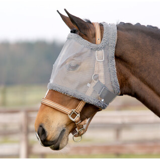 Máscara antimoscas para caballos QHP Fly