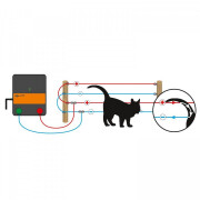 Kit para valla eléctrica solar para gatos Gallagher
