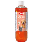 Complemento alimenticio para perros y gatos aceite de salmón Nobby Pet 500 ml