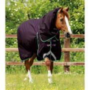 Manta impermeable para caballos con cubrecuello Premier Equine Buster 200 g