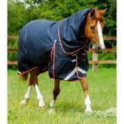Manta impermeable para caballos con cubrecuello Premier Equine Buster 100 g