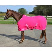 Manta de lana para caballos con correa QHP Color