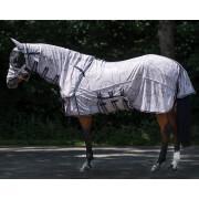 Manta antimoscas para caballos con cubrecuellos QHP